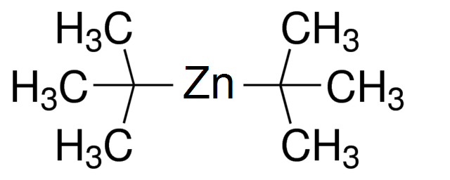 Di-t-butylzinc Chemical Structure